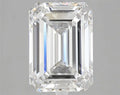3.00ct Emerald Lab Grown Diamond (Colour D, Clarity IF, IGI Certified)
