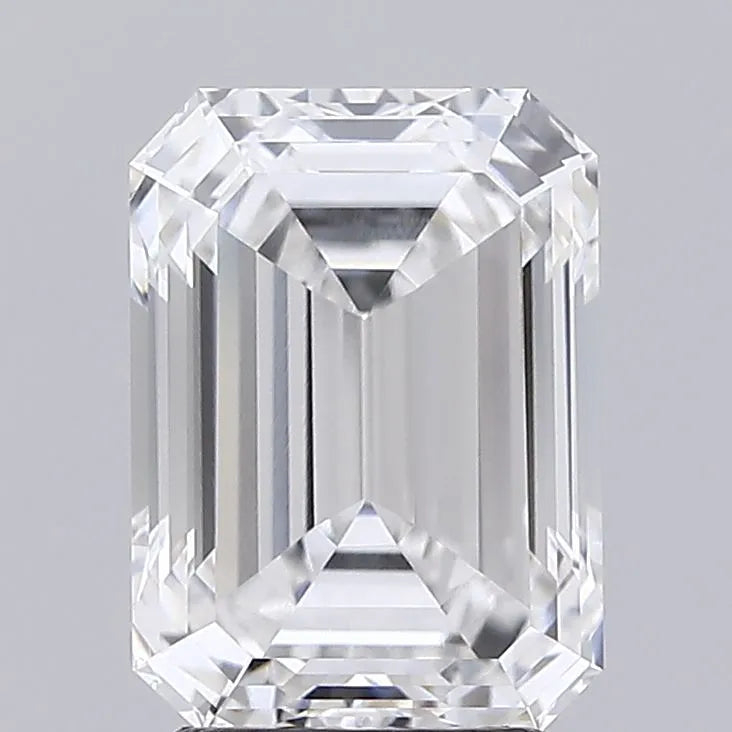 3.00ct Emerald Lab Grown Diamond (Colour D, Clarity VVS2, IGI Certified)