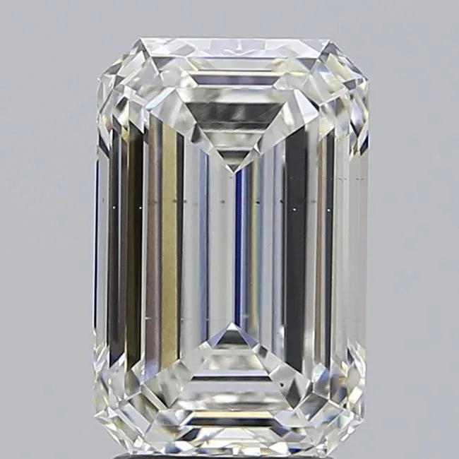 3.00ct Emerald Lab Grown Diamond (Colour F, Clarity VS1, IGI Certified)