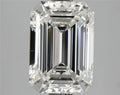 3.00ct Emerald Lab Grown Diamond (Colour F, Clarity VVS2, IGI Certified)