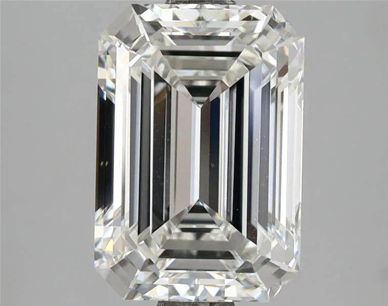 3.00ct Emerald Lab Grown Diamond (Colour F, Clarity VVS2, IGI Certified)