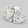 3.00ct Oval Lab Grown Diamond (Colour D, Clarity VVS1, IGI Certified)