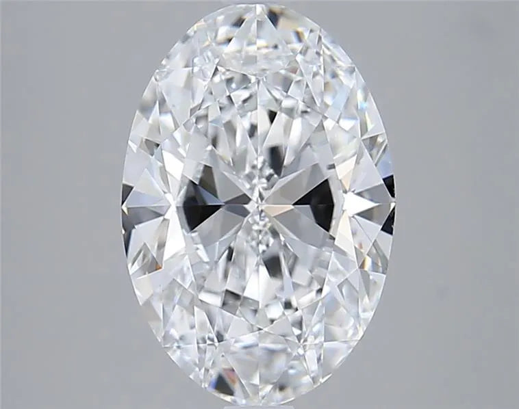3.00ct Oval Lab Grown Diamond (Colour D, Clarity VVS1, IGI Certified)