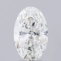 3.00ct Oval Lab Grown Diamond (Colour E, Clarity SI1, IGI Certified)