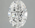 3.00ct Oval Lab Grown Diamond (Colour E, Clarity VS2, IGI Certified)