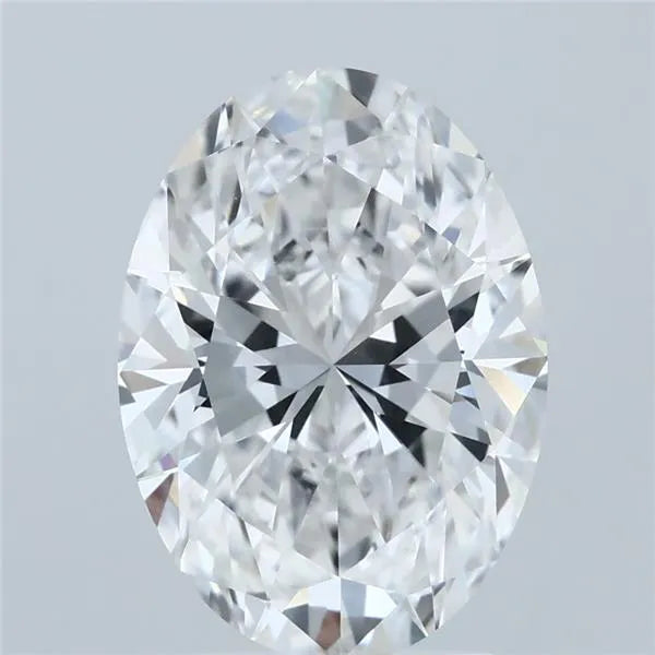 3.00ct Oval Lab Grown Diamond (Colour E, Clarity VVS2, IGI Certified)