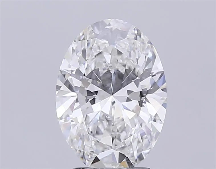 3.00ct Oval Lab Grown Diamond (Colour G, Clarity VVS2, IGI Certified)