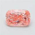 3.01ct Cushion modified Lab Grown Diamond (Colour Fancy Vivid Pink, Clarity SI1, IGI Certified)