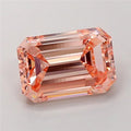 3.01ct Emerald Lab Grown Diamond (Colour Fancy Intense Orangey Pink, Clarity VS2, IGI Certified)