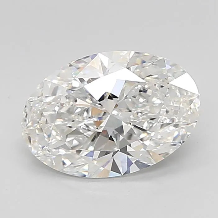 3.01ct Oval Lab Grown Diamond (Colour E, Clarity VS2, IGI Certified)