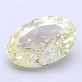 3.01ct Oval Lab Grown Diamond (Colour Light Yellow, Clarity VS2, IGI Certified)