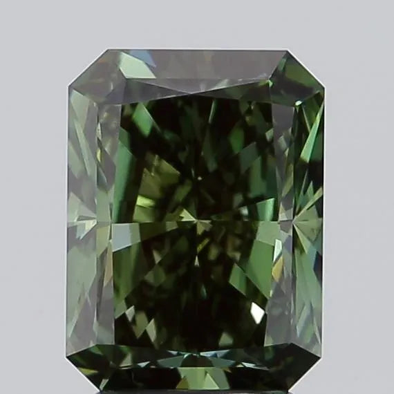 3.01ct Radiant Lab Grown Diamond (Colour Fancy Vivid Green, Clarity VS1, IGI Certified)