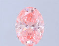 3.02ct Oval Lab Grown Diamond (Colour Fancy Vivid Pink, Clarity VVS2, IGI Certified)