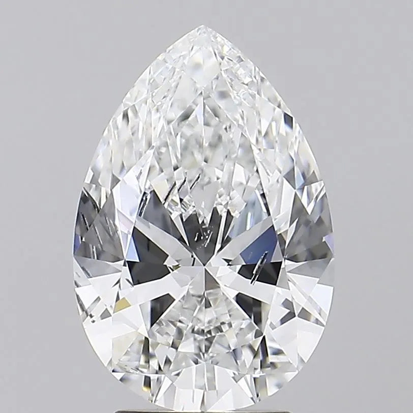 3.02ct Pear Lab Grown Diamond (Colour E, Clarity SI1, IGI Certified)