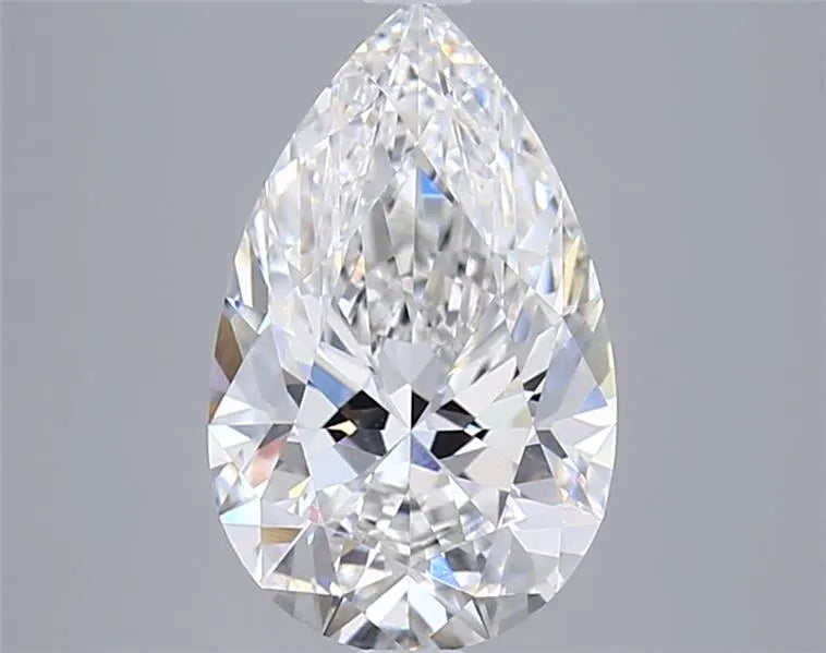 3.04ct Pear Lab Grown Diamond (Colour F, Clarity VVS2, IGI Certified)