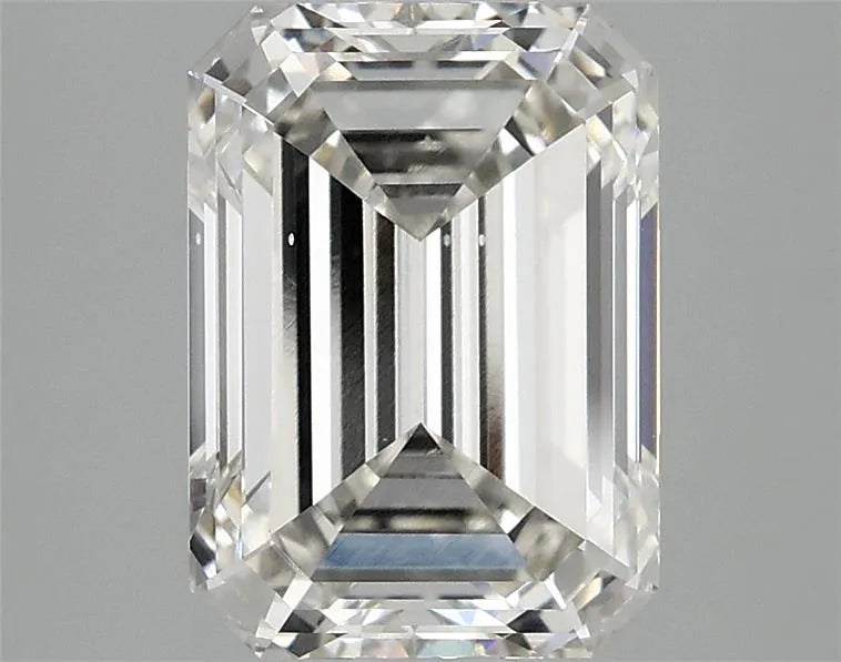 3.06ct Emerald Lab Grown Diamond (Colour G, Clarity VS2, IGI Certified)