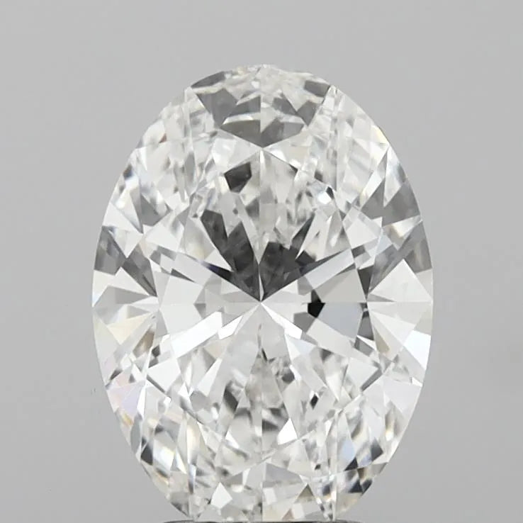 3.08ct Oval Lab Grown Diamond (Colour F, Clarity VVS1, IGI Certified)