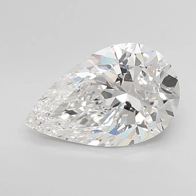 3.09ct Pear Lab Grown Diamond (Colour D, Clarity VVS2, IGI Certified)