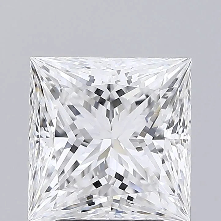 3.09ct Princess Lab Grown Diamond (Colour E, Clarity VVS2, IGI Certified)