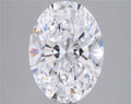 3.10ct Oval Lab Grown Diamond (Colour E, Clarity VVS1, IGI Certified)