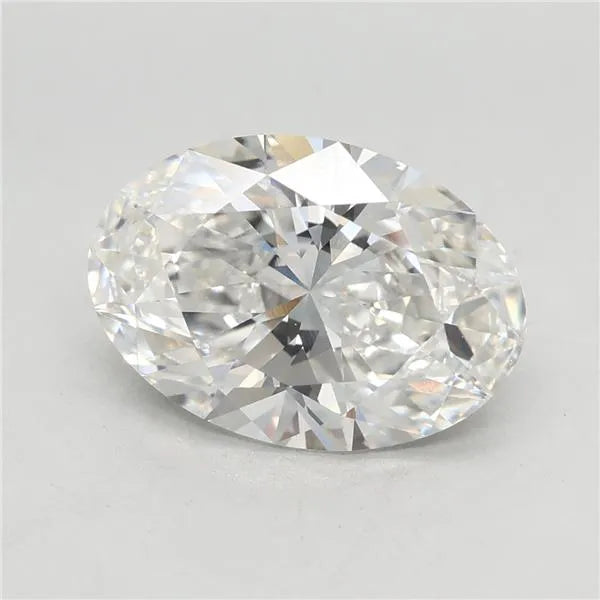 3.10ct Oval Lab Grown Diamond (Colour F, Clarity VS1, IGI Certified)