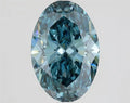 3.19ct Oval Lab Grown Diamond (Colour Fancy Vivid Blue, Clarity VS1, IGI Certified)