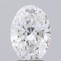 3.26ct Oval Lab Grown Diamond (Colour E, Clarity VVS1, IGI Certified)