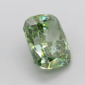 3.29ct Cushion modified Lab Grown Diamond (Colour Fancy Vivid Green, Clarity VVS2, IGI Certified)