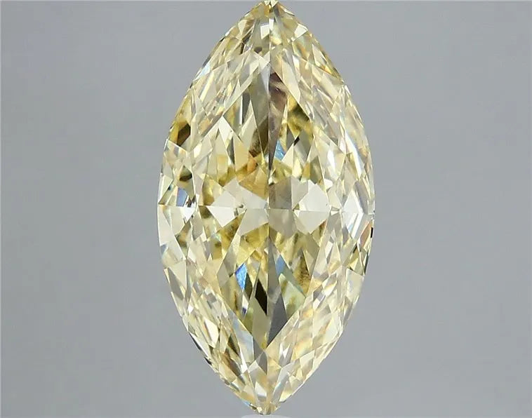 3.49ct Marquise Lab Grown Diamond (Colour Fancy Yellow, Clarity VVS2, IGI Certified)