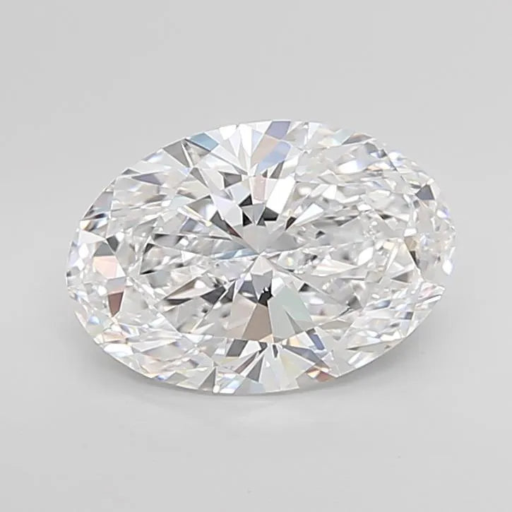 3.51ct Oval Lab Grown Diamond (Colour D, Clarity VVS1, IGI Certified)