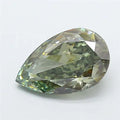 3.52ct Pear Lab Grown Diamond (Colour Fancy Vivid Green, Clarity VVS2, IGI Certified)