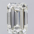 3.53ct Emerald Lab Grown Diamond (Colour J, Clarity SI1, IGI Certified)