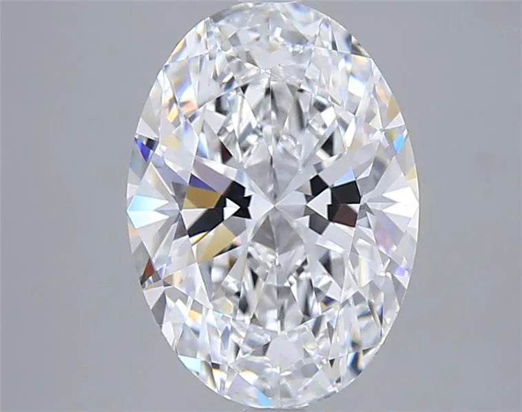3.54ct Oval Lab Grown Diamond (Colour E, Clarity VVS1, IGI Certified)