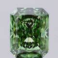 3.54ct Radiant Lab Grown Diamond (Colour Fancy Vivid Green, Clarity VVS2, IGI Certified)