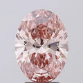 3.56ct Oval Lab Grown Diamond (Colour Fancy Vivid Pink, Clarity VS2, IGI Certified)