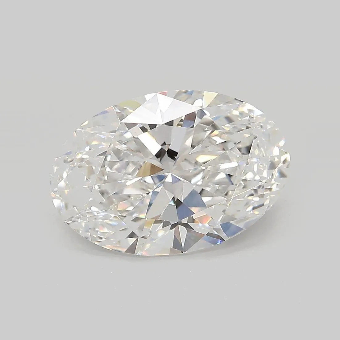 3.57ct Oval Lab Grown Diamond (Colour E, Clarity VVS2, IGI Certified)