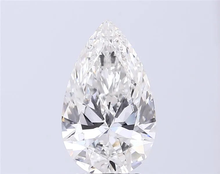 3.58ct Pear Lab Grown Diamond (Colour F, Clarity VVS2, IGI Certified)