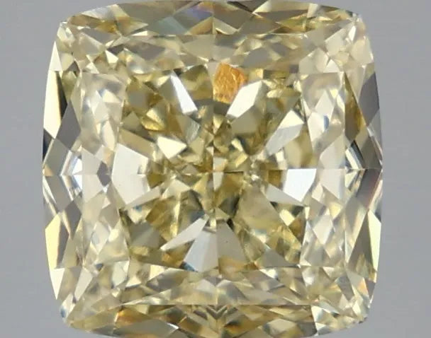 3.60ct Cushion modified Lab Grown Diamond (Colour Fancy Yellow, Clarity VVS2, IGI Certified)
