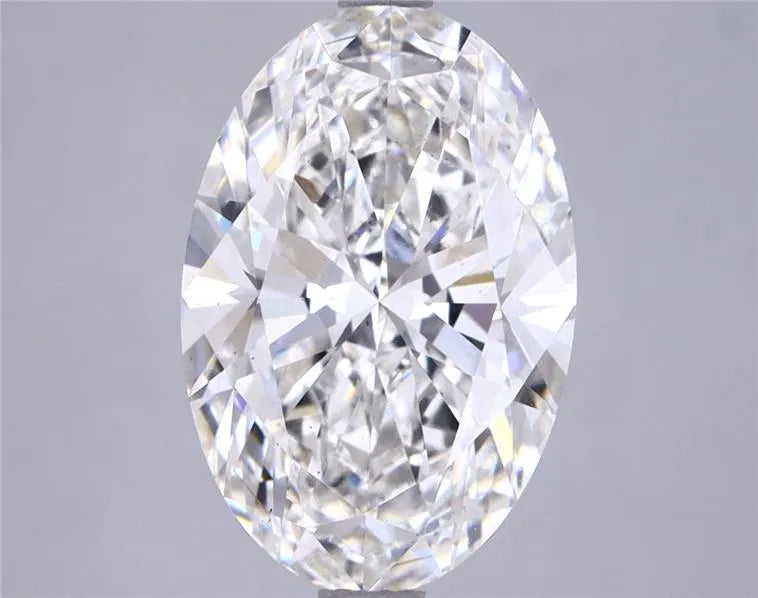 3.65ct Oval Lab Grown Diamond (Colour G, Clarity VS2, IGI Certified)