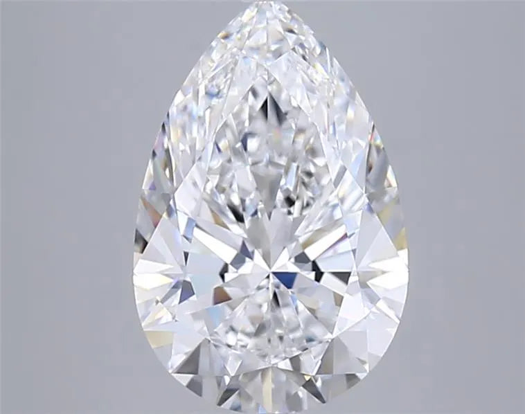 3.65ct Pear Lab Grown Diamond (Colour E, Clarity VVS1, IGI Certified)