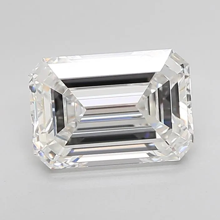3.71ct Emerald Lab Grown Diamond (Colour E, Clarity IF, Cut EX, IGI Certified)