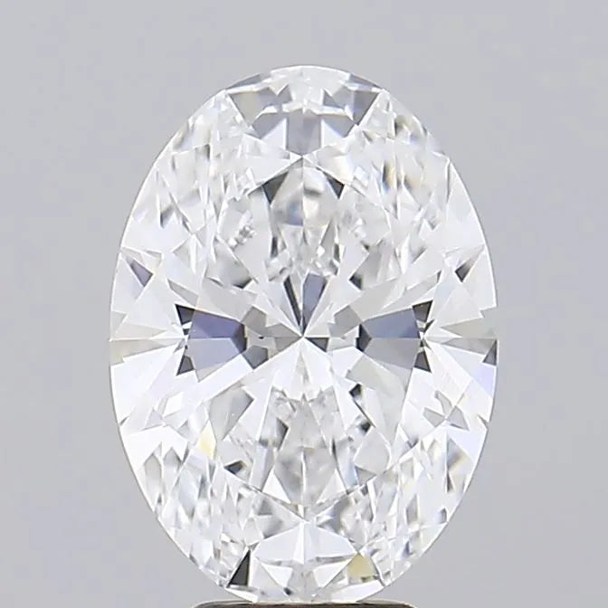 3.71ct Oval Lab Grown Diamond (Colour D, Clarity VVS2, GIA Certified)