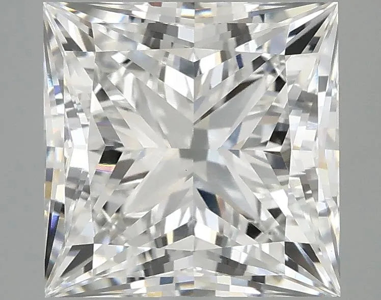 3.77ct Princess Lab Grown Diamond (Colour F, Clarity VVS2, IGI Certified)