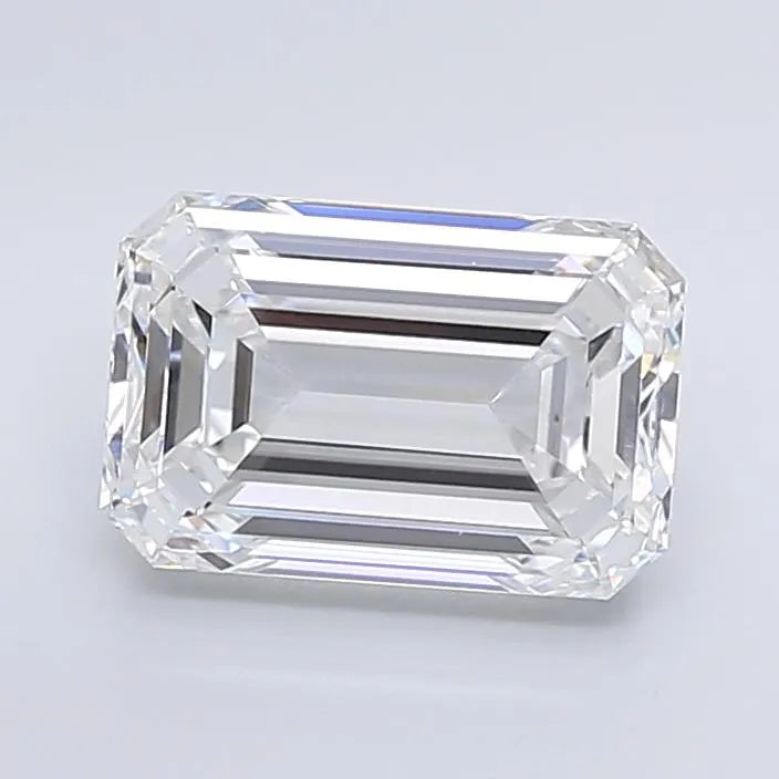 3.93ct Emerald Lab Grown Diamond (Colour D, Clarity VVS2, IGI Certified)