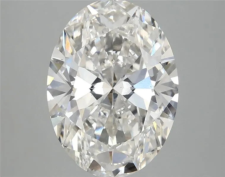 3.93ct Oval Lab Grown Diamond (Colour G, Clarity VS2, IGI Certified)