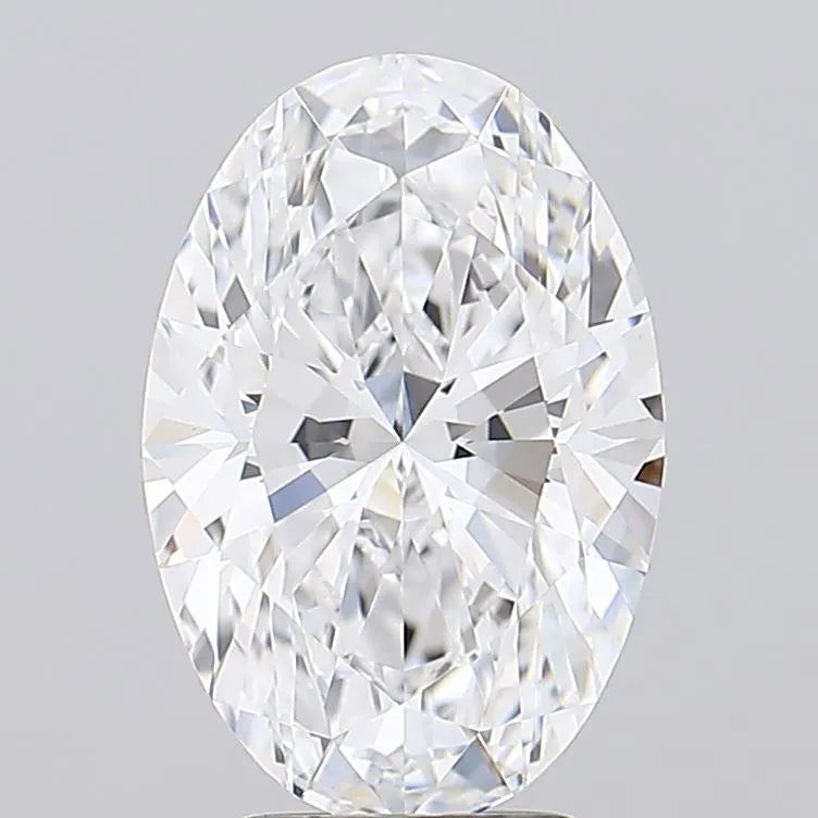 4.00ct Oval Lab Grown Diamond (Colour D, Clarity IF, IGI Certified)