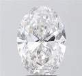 4.00ct Oval Lab Grown Diamond (Colour G, Clarity VS1, IGI Certified)