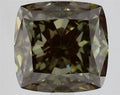 4.01ct Cushion modified Lab Grown Diamond (Colour Fancy Deep Green, Clarity VVS2, IGI Certified)