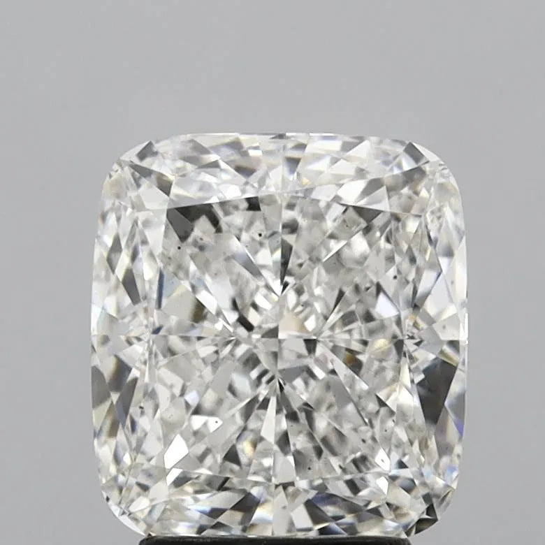 4.01ct Cushion modified Lab Grown Diamond (Colour Fancy Intense Pinkish Orange, Clarity VS1, IGI Certified)