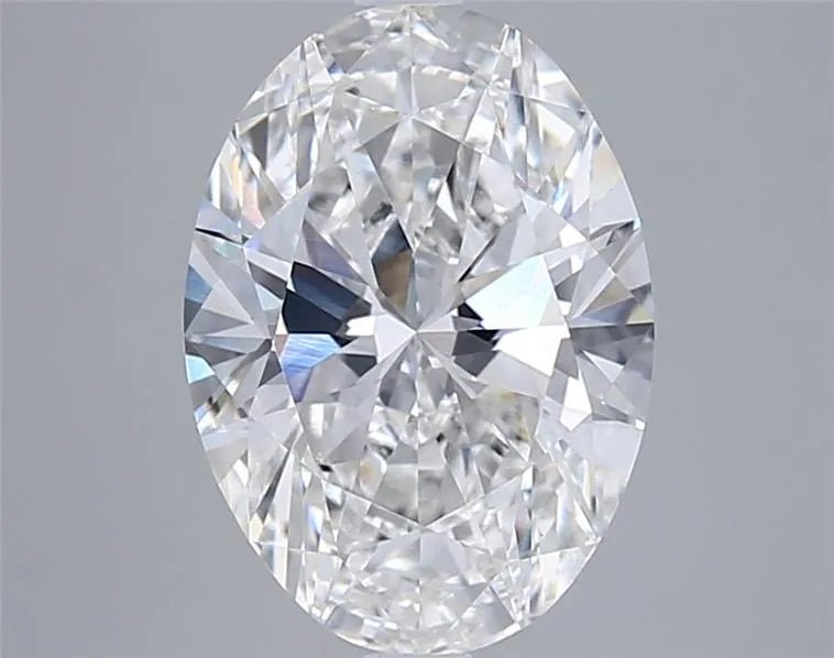 4.01ct Oval Lab Grown Diamond (Colour G, Clarity VVS2, IGI Certified)